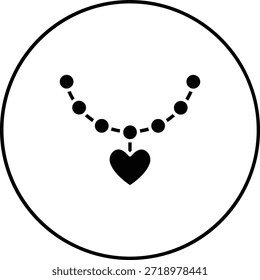 Icono de Vector de collar. Se puede utilizar para aplicaciones de impresión, móviles y de Web.