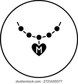 Icono de Vector de collar. Se puede utilizar para aplicaciones de impresión, móviles y de Web.
