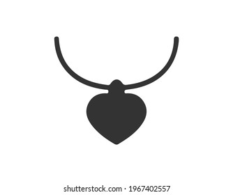 Necklace Vector Icon. EPS 10