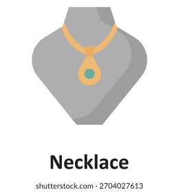 Necklace Vector Icon which can easily modify or edit