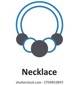 Colar Vetor Ícone que pode facilmente modificar ou editar

