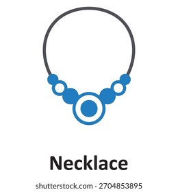 Necklace Vector Icon which can easily modify or edit


