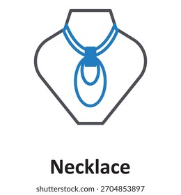 Necklace Vector Icon which can easily modify or edit


