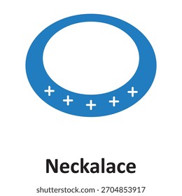 Icono del Vector del collar que puede modificar o editar fácilmente


