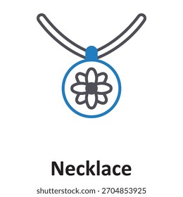 Necklace Vector Icon which can easily modify or edit

