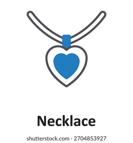 Necklace Vector Icon which can easily modify or edit

