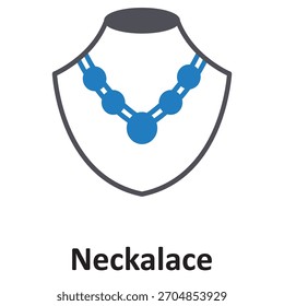 Necklace Vector Icon which can easily modify or edit

