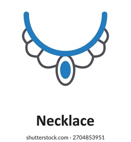 Necklace Vector Icon which can easily modify or edit

