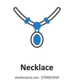 Necklace Vector Icon which can easily modify or edit

