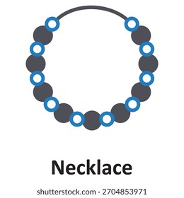 Necklace Vector Icon which can easily modify or edit

