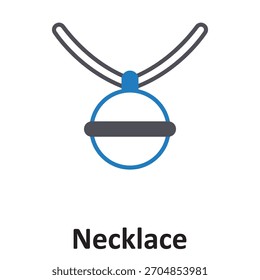 Necklace Vector Icon which can easily modify or edit

