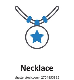 Necklace Vector Icon which can easily modify or edit

