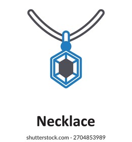 Necklace Vector Icon which can easily modify or edit

