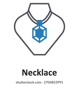 Necklace Vector Icon which can easily modify or edit

