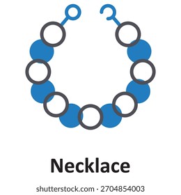 Necklace Vector Icon which can easily modify or edit

