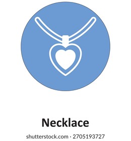 Necklace Vector Icon which can easily modify or edit

