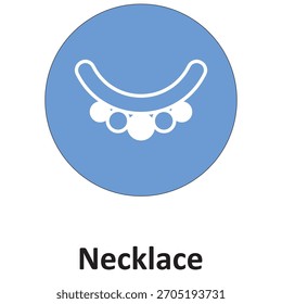 Necklace Vector Icon which can easily modify or edit

