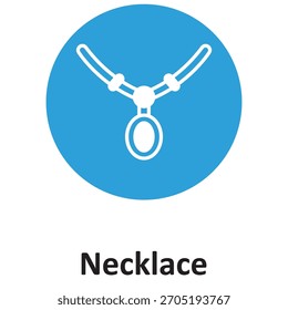 Necklace Vector Icon which can easily modify or edit