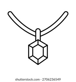 Necklace Vector Icon which can easily modify or edit

