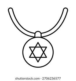 Necklace Vector Icon which can easily modify or edit

