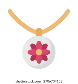 Necklace Vector Icon which can easily modify or edit

