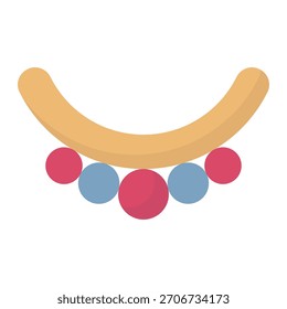 Necklace Vector Icon which can easily modify or edit

