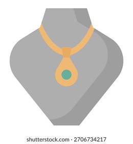 Necklace Vector Icon which can easily modify or edit