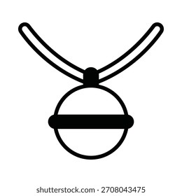 Necklace Vector Icon which can easily modify or edit

