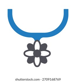Necklace Vector Icon which can easily modify or edit

