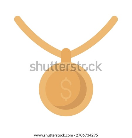 Necklace Vector Icon which can easily modify or edit