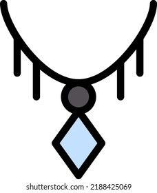 ilustración del vector collar en un fondo transparente.Símbolos de calidad superior.Iconos vectores de trazo para el diseño de conceptos y gráficos.