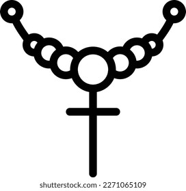 necklace   Vector illustration on a transparent background. Premium quality symmbols. Thin line vector icons for concept and graphic design. 
