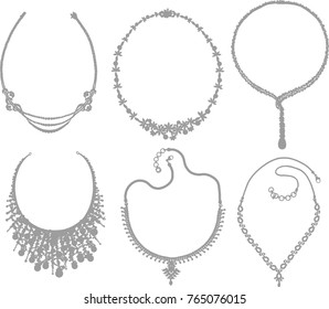 NECKLACE VECTOR PATH