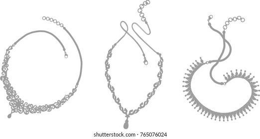 NECKLACE VECTOR PATH