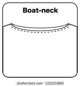 neckline  design white