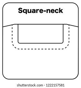neckline  design white