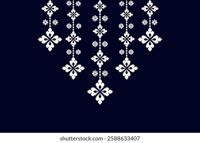Neckline embroidery design for women clothes fabric and textiles 
