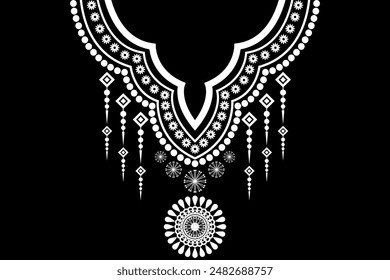 neckline embroidery. neckline embroidery ethnic collar lace oriental pattern. neckline embroidery designs for textile, fabric, cloth, fashion women, fashion men, print
