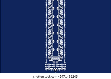 Neckline embroidery ethnic pattern for dress, fabric and cloth 