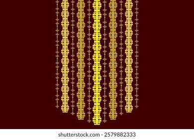 Neckline embroidery geometric abstract elements neck pattern. Native decorative design for fabric, clothing, illustration, texture, collar decor, border, rug, decoration, printing, element, necklace