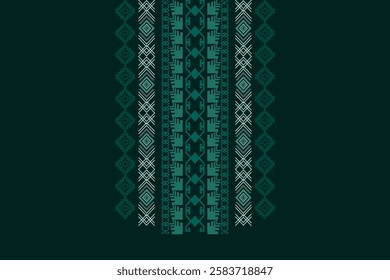 Neckline embroidery geometric abstract elements neck pattern. Native decorative design for fabric, clothing, illustration, texture, collar decor, border, rug, decoration, printing, element, necklace