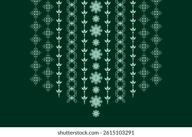 Neckline embroidery geometric abstract elements neck pattern. Native decorative design for fabric, clothing, illustration, texture, collar decor, border, rug, decoration, printing, element, necklace