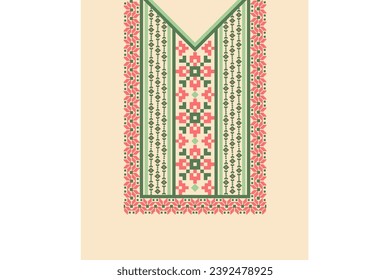 neckline fashion embroidery designs for cloth and dress