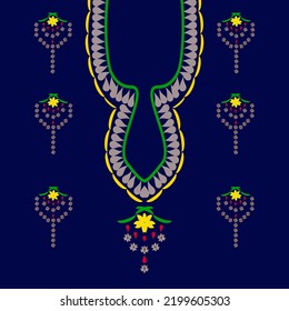Neckline from geometric shapes for shirts, bags, books.