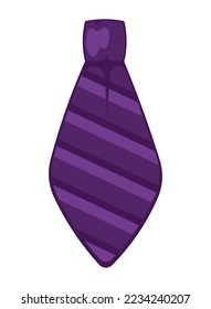 icono de accesorio necktie aislado