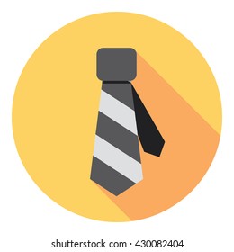 Necktie Elegance Clothing Accessory Flat Style Design