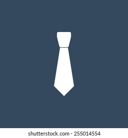  Necktie flat icon. Modern flat icon for Web and Mobile Application. EPS 10. 