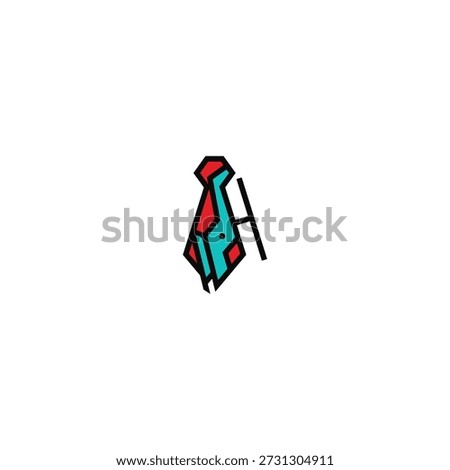 Necktie Helicopter Creative Logo Design.