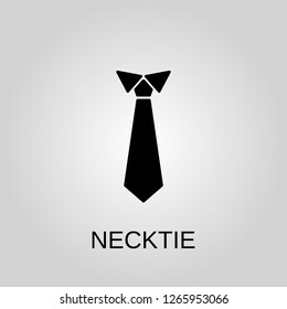 Necktie icon. Necktie concept symbol design. Stock - Vector illustration can be used for web