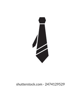 Necktie icon design, isolated on white background, vector illustration